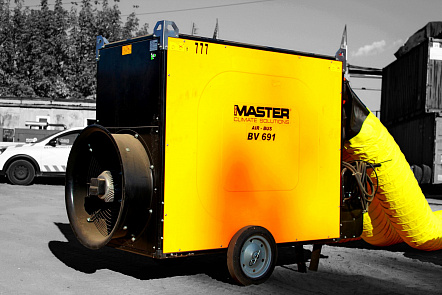 Дизельная тепловая пушка непрямого нагрева 220 кВт  MASTER BV 690 FS в аренду фото 