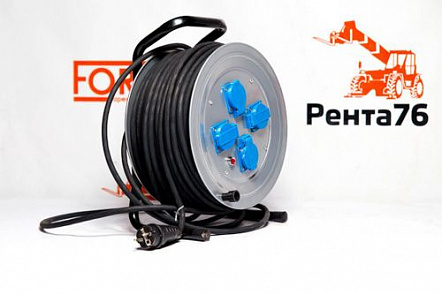 Фото Удлинитель силовой 50 м 220v в прокат 