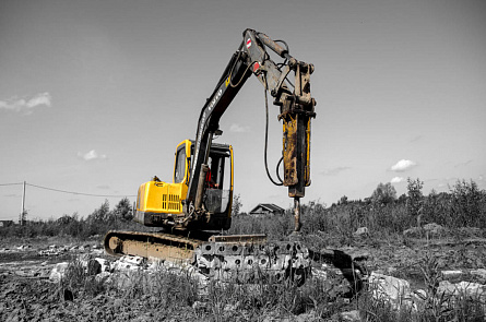 Фото На базе мини экскаватора VOLVO EC55 в прокат 
