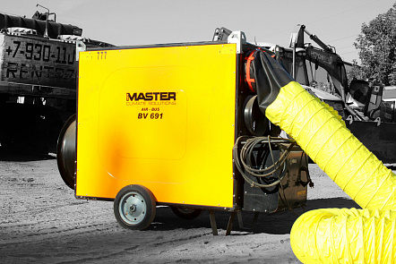 Дизельная тепловая пушка непрямого нагрева 220 кВт  MASTER BV 690 FS в аренду фото 