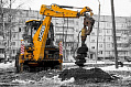 На базе экскаватора JCB-4СХ фото