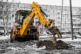 На базе экскаватора JCB-4СХ фото