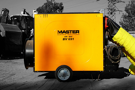 Дизельная тепловая пушка непрямого нагрева 220 кВт  MASTER BV 690 FS в аренду фото 
